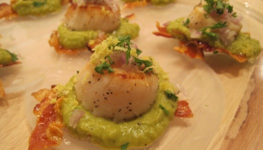 Seared Scallops with Pea Puree